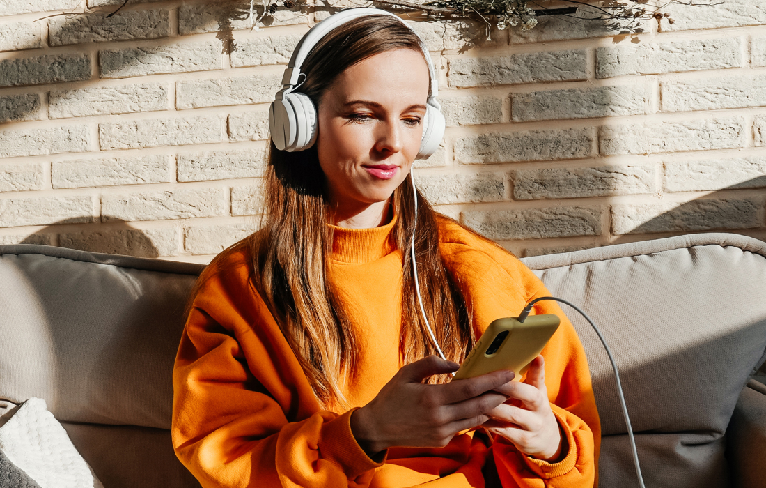 Women with Headset